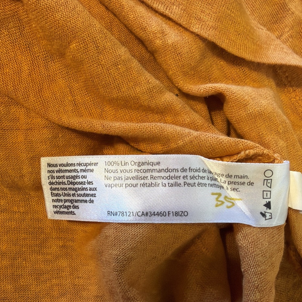 NEW Eileen Fisher Set Of 2 V-neck Tunic Tops Orange And Pink Sz XL - Picture 13 of 13